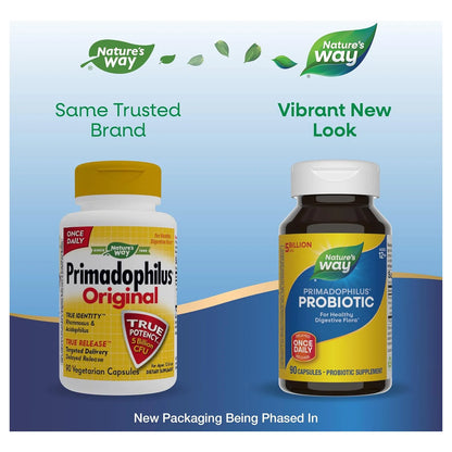 Cultivo Probiotico Primadophilus 5 Mil Millones 90 Capsulas Nature's Way
