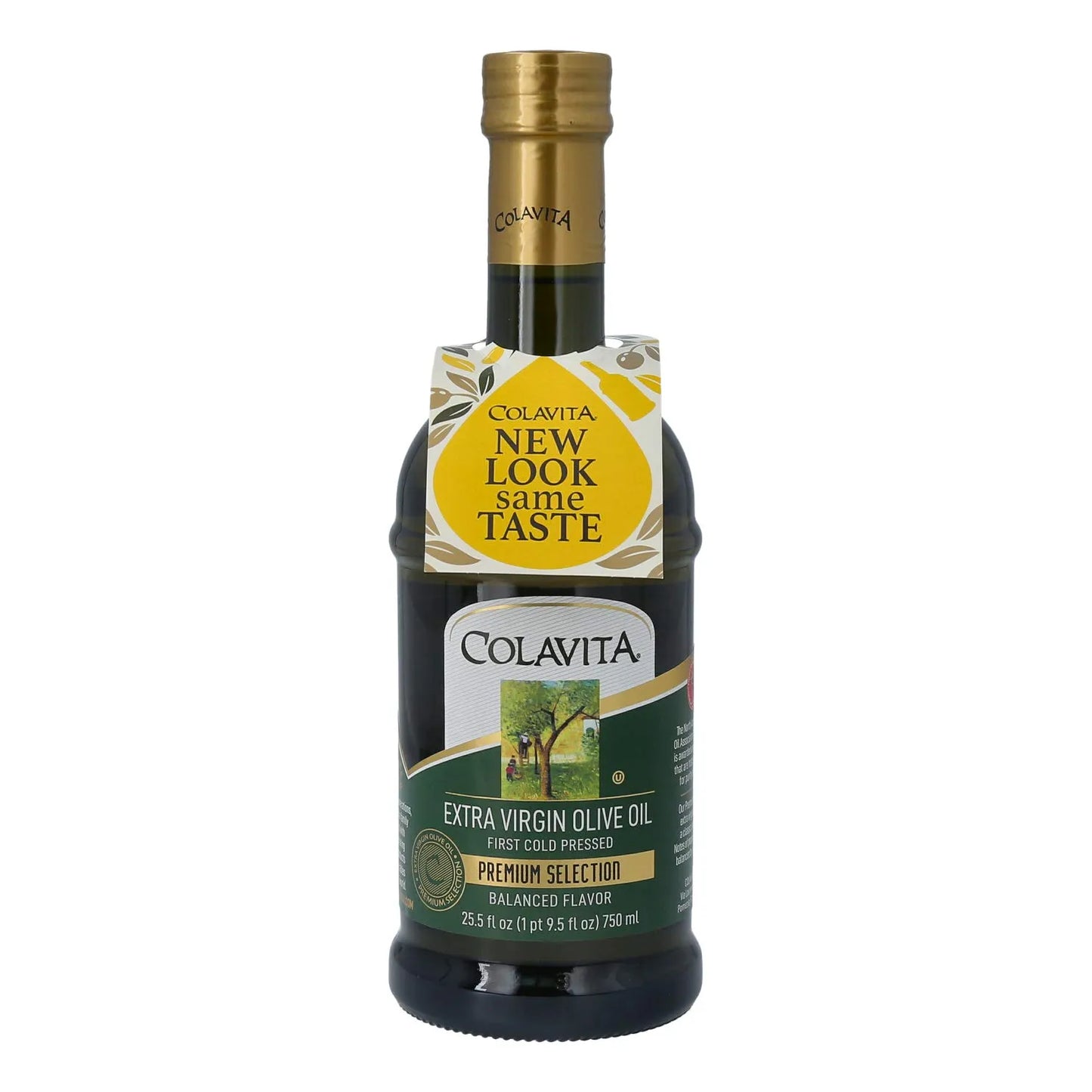 Aceite De Oliva Extra Virgen Colavita 500 Ml Botella Cristal Prensado Frio Italia