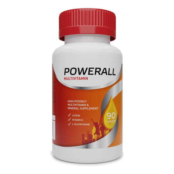 POWERALL Multivitamínico Adultos Apoyo Inmunológico Vitaminas A C D3 E K1 B 90 Cápsulas