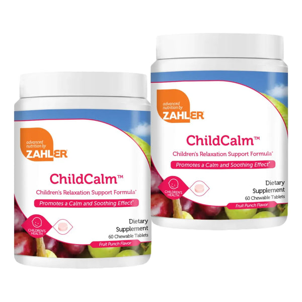 ChildCalm Magnesio Masticable Para Niños Sabor Fruta Apoyo Relajación