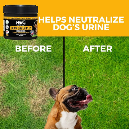 Neutralizador De Orina De Perro Para Césped Masticables Suaves Pet Chef Lawn Saver Plus Protege Tu Jardín Naturalmente