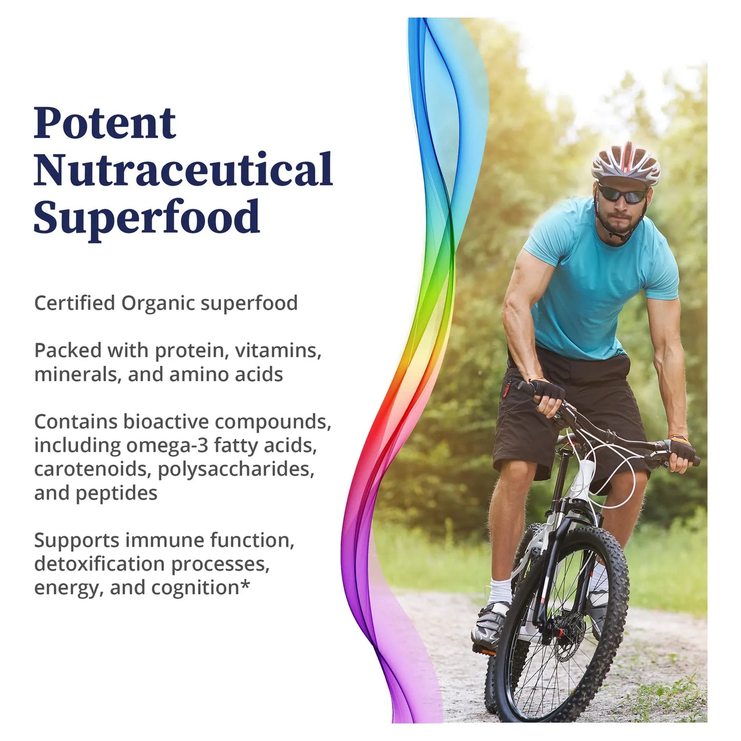 Chlorella Pyrenoidosa Orgánica Pared Celular Agrietada Superalimento Nutracéutico