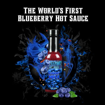 Salsa Picante Gourmet De Arándano Con Pimientos Carolina Reaper 5 Onzas