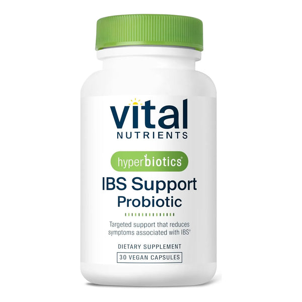 Hyperbiotics Vital Nutrients IBS Probiotic Vegano Para Aliviar Sintomas De SII