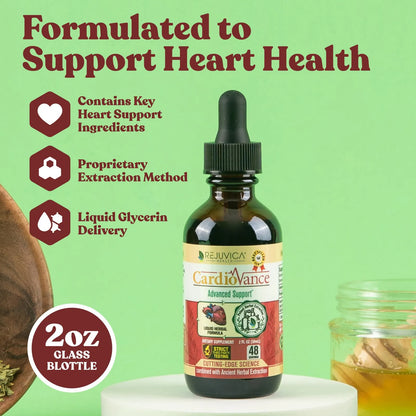 CardioVance Suplemento Líquido Para Apoyo Cardíaco Con Ingredientes Naturales