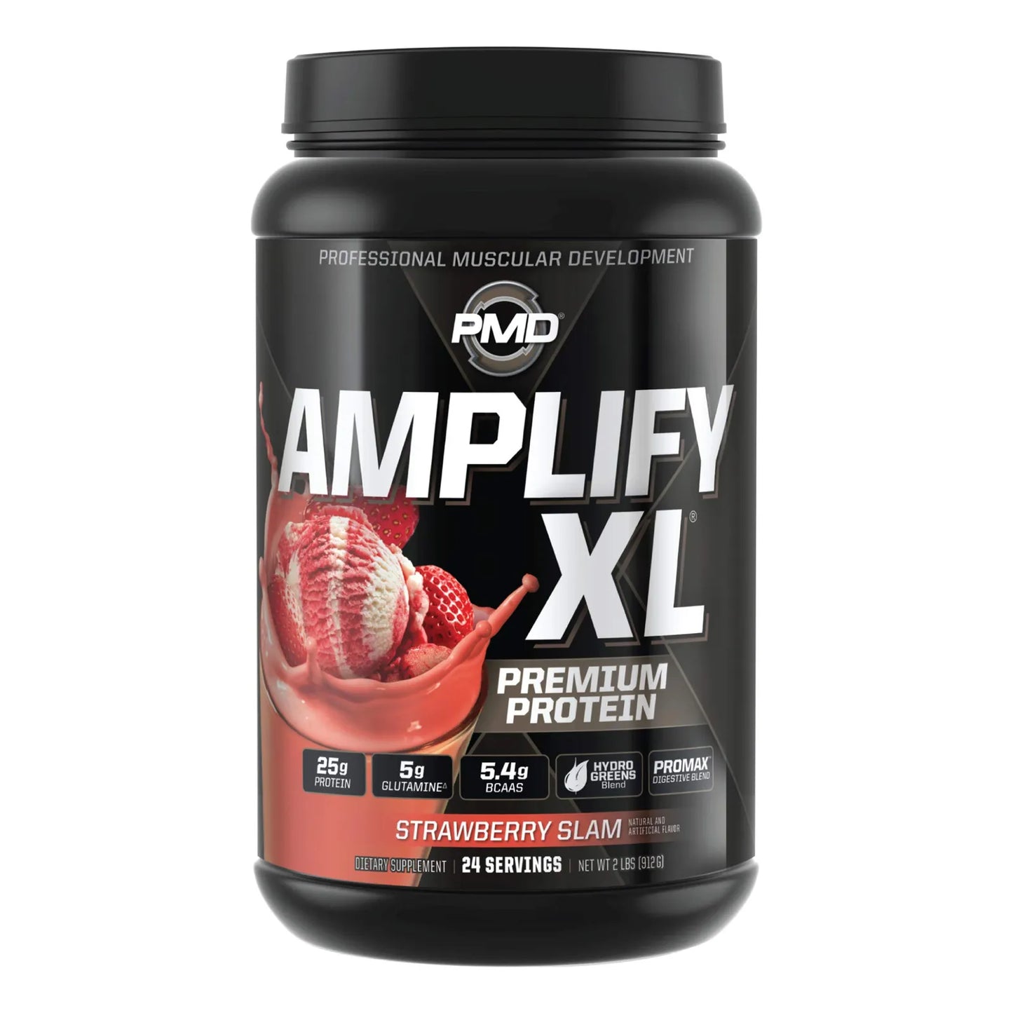 Proteína Sports Amplify XL Premium Sabor Fresa Para Músculo Y Recuperación