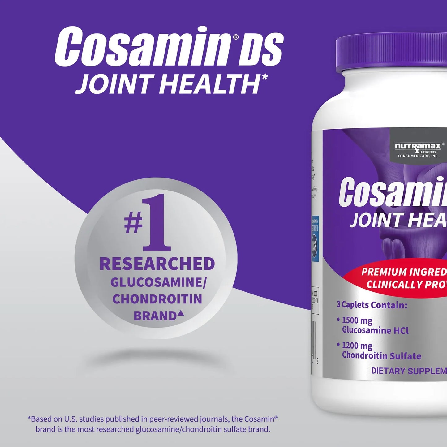 Capsulas De Glucosamina Y Condroitina Cosamin DS Salud Articular 150 Capsulas