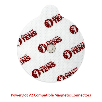 Electrodos Premium PowerDot V2 12 Unidades Hidrogel Duradero Y Reutilizable