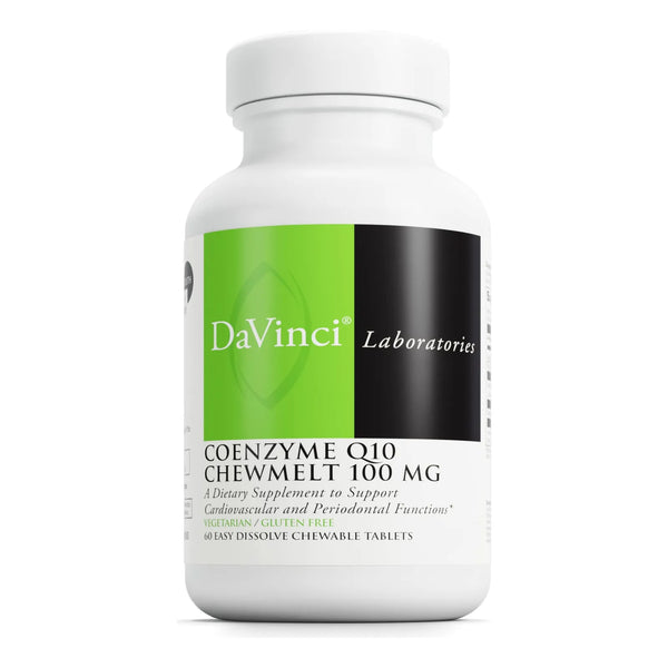 Tabletas Masticables Coenzima Q10 100mg Con Vitamina E Apoya Corazon Higado Y Cerebro