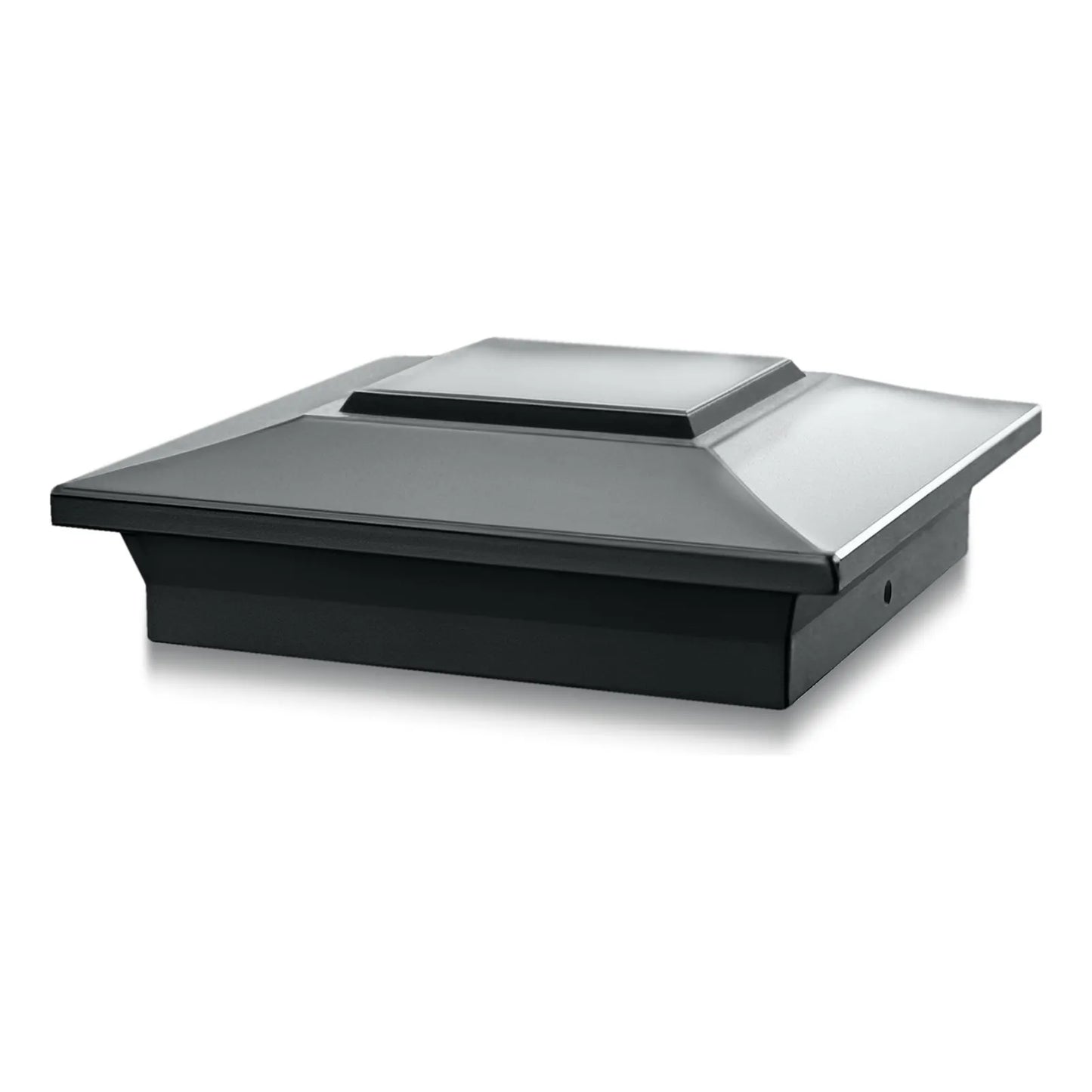 Tapa De Aluminio Negro Para Postes 6x6 5.5x5.5 Y 5x5 Pulgadas Protección Y Estilo