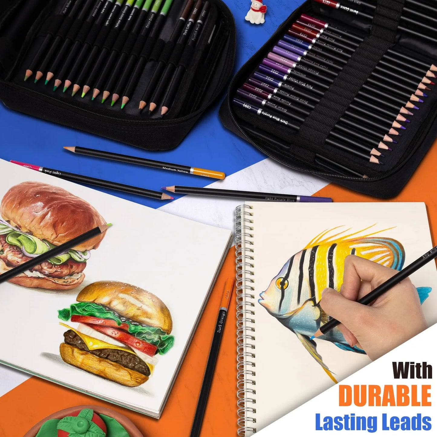 Juego De 120 Lapices De Colores Profesionales Núcleo Suave Ideal Para Artistas Y Adultos