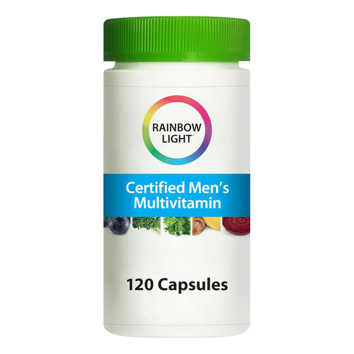 Multivitamínico Hombre Con Frutas Y Verduras Orgánicas 120 Cápsulas Vitalidad Y Energía
