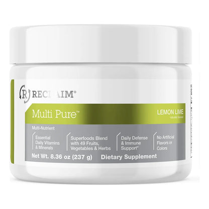 Reclaim Multi Pure Lemon Lime Apoyo Inmunológico Con Vitamina C Y Probióticos 30 Porciones