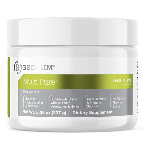 Reclaim Multi Pure Lemon Lime Apoyo Inmunológico Con Vitamina C Y Probióticos 30 Porciones