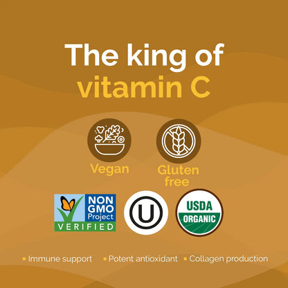 Polvo Orgánico De Camu Camu Superalimento Fuente De Antioxidantes Vitamina C