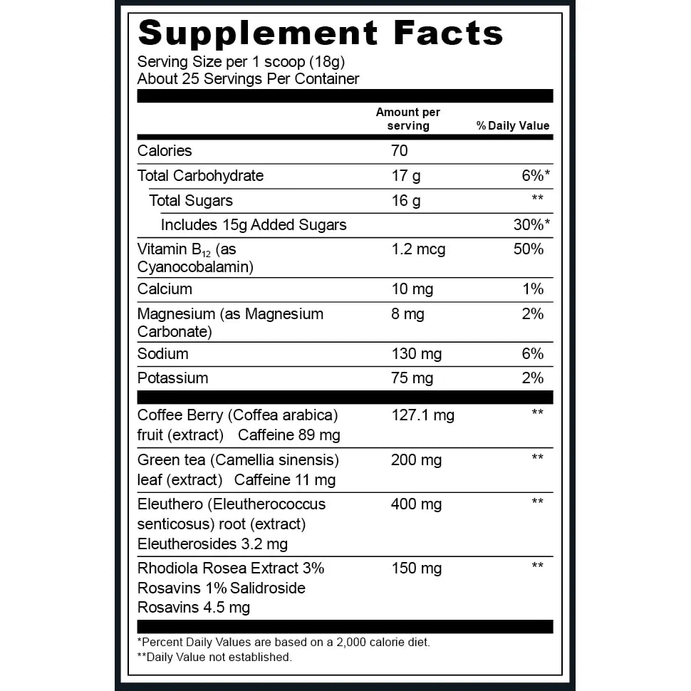 Sport Energizer Polvo Preentrenamiento Limonada Fresa Energia Enfoque 25 Porciones