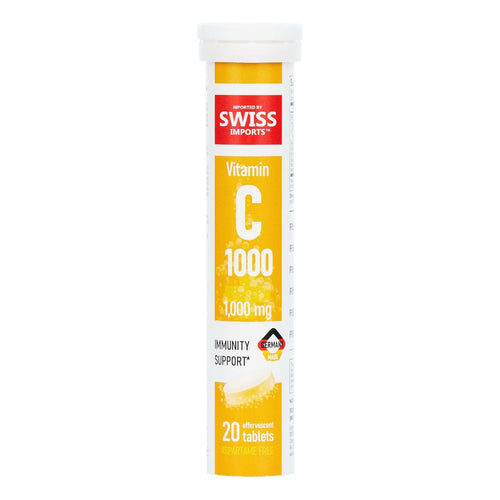 Vitamina C Efervescente 1000 Mg 240 Tabletas Sabor Naranja