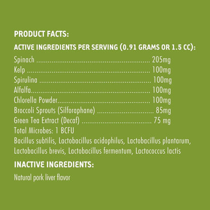 Polvo De Verduras Para Perros Con Brotes De Brócoli Espirulina Suplemento Nutritivo
