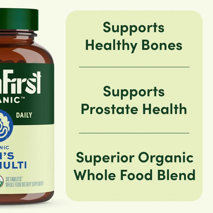 Multivitaminas Hombres 50+ 30 Tabletas Salud Prostata Huesos Energia