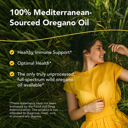 Aceite De Orégano Silvestre Orgánico P73 Paquete De 2 Frasco Apoyo Inmunológico Salud Óptima