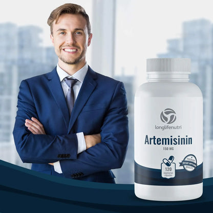 Artemisinina 150mg 120 Cápsulas Extracto Puro Ajenjo Dulce Suministro 4 Meses