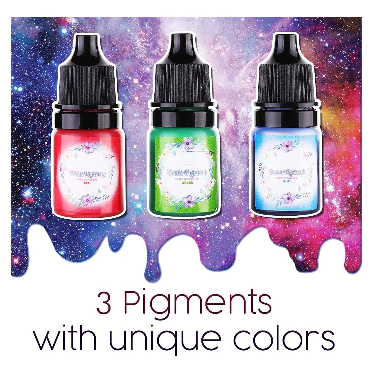 Kit Resina Epoxi Principiantes Moldes Silicona Luz UV Joyas Personalizadas