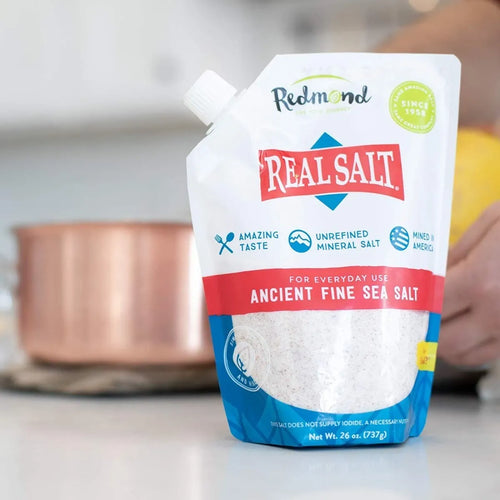 Redmond Real Salt 737 Grs Sal Natural Con 60 Minerales Esenciales Pura Y Deliciosa
