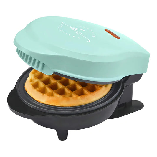 Mini Waflera Antiadherente Para 4 Waffles Rapida Y Facil Limpieza