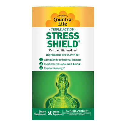 Stress Shield Suplemento Con Ashwagandha Y Vitaminas B Para Aliviar El Estrés Y Aumentar La Energía