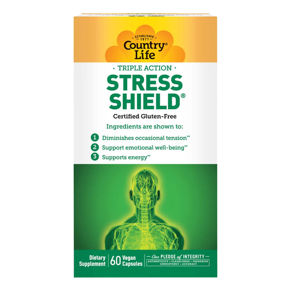 Stress Shield Suplemento Con Ashwagandha Y Vitaminas B Para Aliviar El Estrés Y Aumentar La Energía
