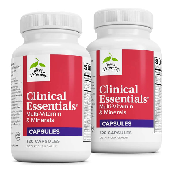 Multivitaminas Minerales Suaves Estómago 120 Cápsulas Soporte Óseo Cardiovascular