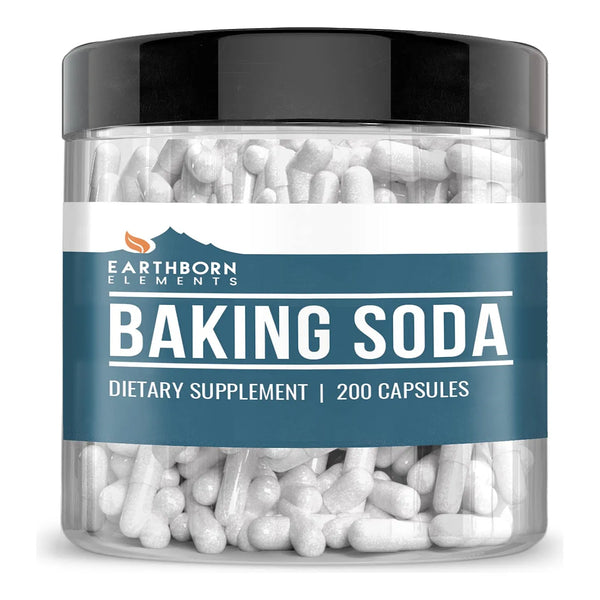 Cápsulas De Bicarbonato De Sodio 200 Unidades 1000 Mg Puro Sin Aditivos