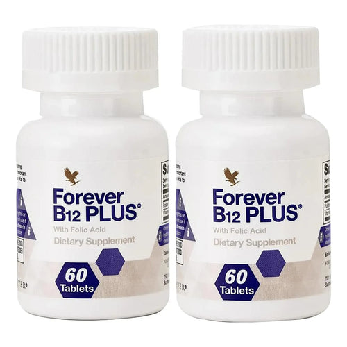 Vitaminas B12 Plus Energizante Apoyo Inmunológico 60 Tabletas Vegano