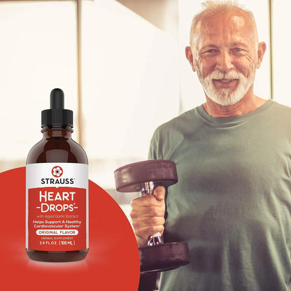Gotas Naturales Para La Salud Del Corazón Con Muérdago Y Extracto De Ajo Añejo Vegano Sin OMG