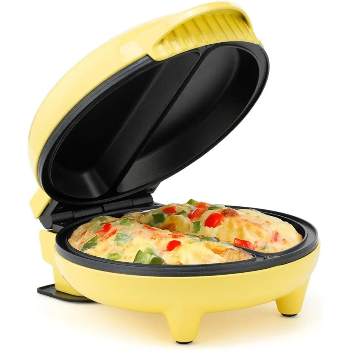 Máquina Antiadherente Para Hacer Tortillas Y Frittatas Holstein Housewares Negra Acero Inoxidable
