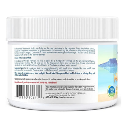 Gomitas Omega 3 Mandarina Nordic Naturals 60 Unidades Con Epa Dha