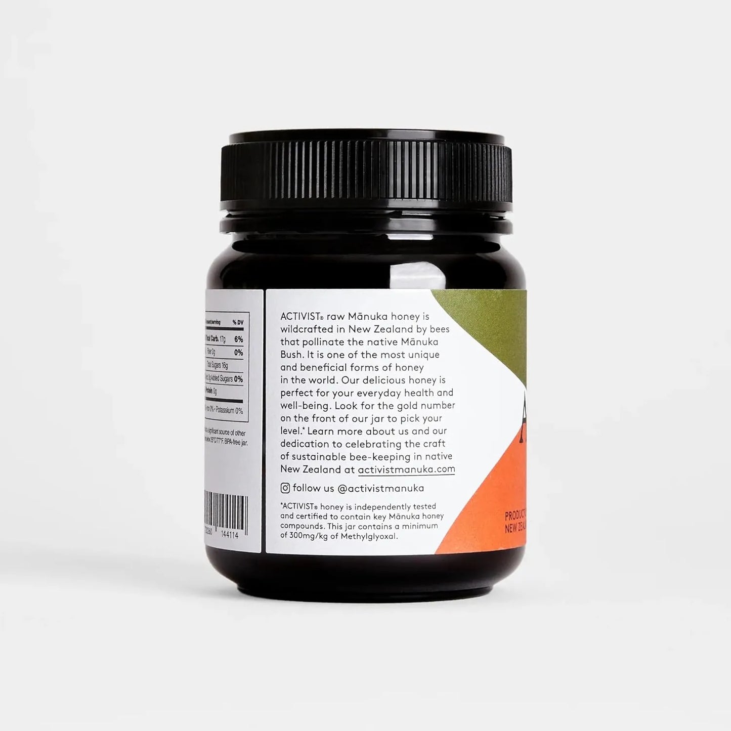 Miel De Manuka Cruda 300 MGO 340 G Tarro Libre De BPA Producto De Nueva Zelanda