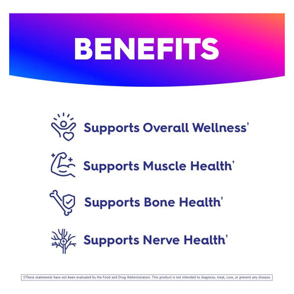 Complejo De Magnesio 10 En 1 60 Capsulas Salud Muscular Osea Y Nerviosa
