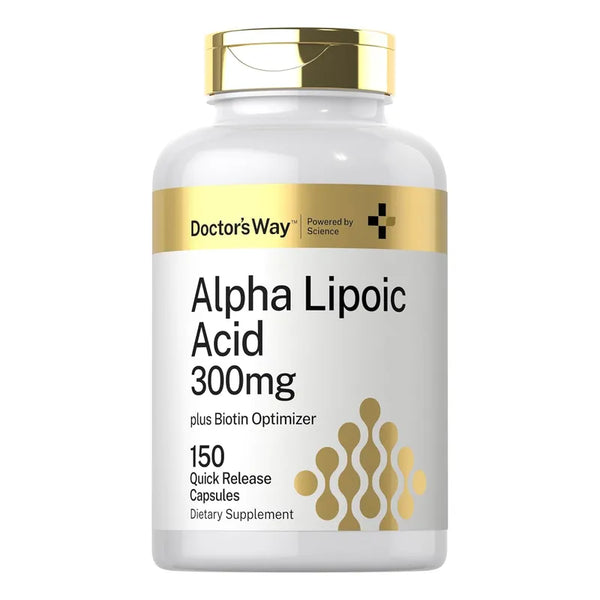 Ácido Alfa Lipoico 300 Mg 150 Cápsulas Con Biotina Optimizad