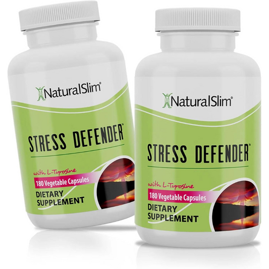 NaturalSlim Stress Defender - Suplementos naturales de apoyo al estrés con fórmula calmante de cortisol