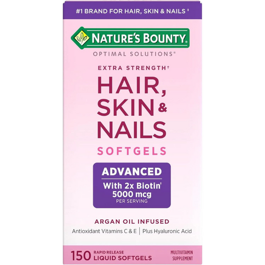 Nature's Bounty Advanced Hair Skin & Nails, suplemento vitamínico