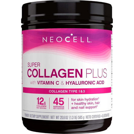 NeoCell Super Collagen Plus con vitamina C y ácido hialurónico